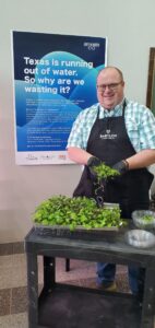 Hunter Adams at Babylon Micro-Farms vertical farm within the project Unity4Water.